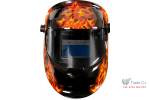 Masca de sudura automata SkullFlame, autodark, alimentare solara si baterie, filtru 110x90x9 mm, protectie UV IR, reglaj sensibilitate, pentru sudura MMA MIG MAG TIG