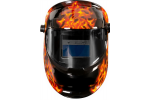 Masca de sudura automata SkullFlame, autodark, alimentare solara si baterie, filtru 110x90x9 mm, protectie UV IR, reglaj sensibilitate, pentru sudura MMA MIG MAG TIG