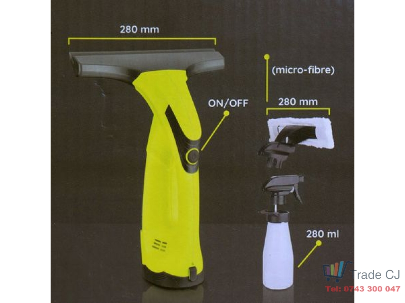 Aspirator cu acumulator pentru geamuri,28 cm, 2000 mAh, 280 ml