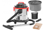 Aspirator industrial umed si uscat, 1200 W, rezervor metalic 20 L, putere aspirare 17 kPa, functie suflare, debit aer 33 l s, cablu 5.5 m, accesorii incluse