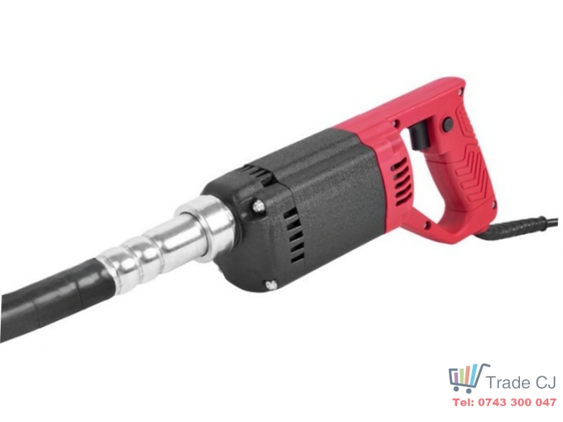 Vibrator pentru beton, 1200W, alimentare 230V, furtun 2m, frecventa vibratii 275 vpm