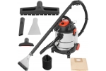 Aspirator industrial cu spalare MWD-211 3 in 1, aspirare umeda si uscata, curatare covoare si tapiterii, functie suflare, filtru HEPA, rezervor inox 20 L, 1600 W