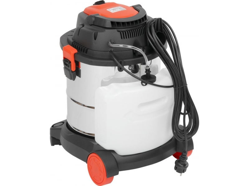 Aspirator industrial cu spalare MWD-211 3 in 1, aspirare umeda si uscata, curatare covoare si tapiterii, functie suflare, filtru HEPA, rezervor inox 20 L, 1600 W