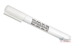 Marker alb permanent pentru metal, plastic, sticla, folie