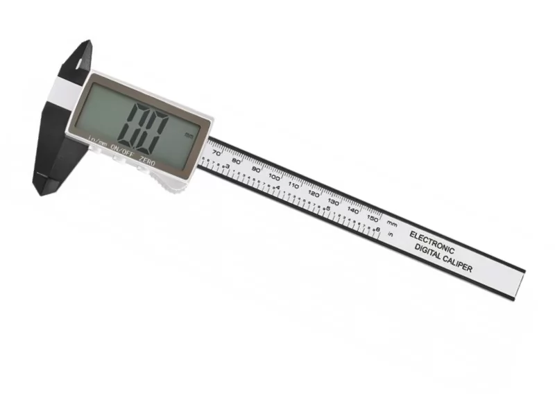 Subler electronic din fibra de sticla, 150mm, in cutie transport plastic