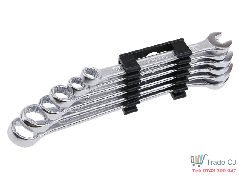 Set 6 chei combinate, fixe-inelare, CrV, 10x10, 11x11, 13x13, 14x14, 16x16, 17x17