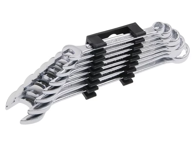 Set 8 chei combinate, fixe-inelare, CrV, 8x8, 10x10, 11x11, 13x13, 14x14, 16x16, 17x17, 19x19
