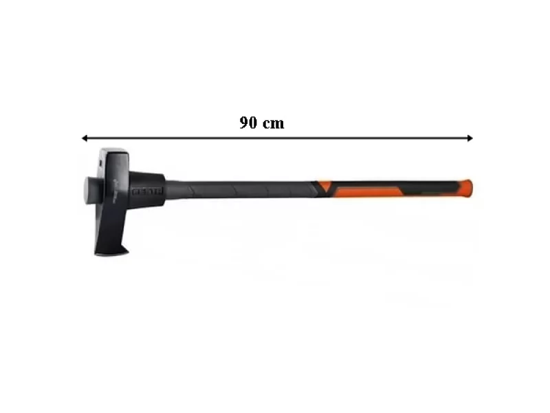 Topor pentru despicat lemne 3kg, coada fibra 90cm, lama forjata pentru rezistenta ridicata