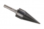 Dispozitiv pentru despicat busteni tip con metalic spiralat, prindere SDS+, diametru 35 mm, lungime 120 mm
