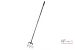 Cultivator manual, coada telescopica din metal 120 cm, 6 roti stelate