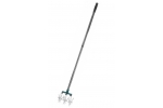Cultivator manual, coada telescopica din metal 120 cm, 6 roti stelate
