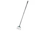Cultivator manual, coada telescopica din metal 120 cm, 6 roti stelate
