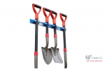 Suport universal pentru scule, lungime 60 cm, 4 suporti si 4 carlige, prindere perete, max 20 kg