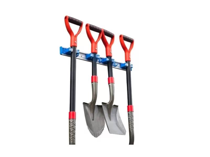 Suport universal pentru scule, lungime 60 cm, 4 suporti si 4 carlige, prindere perete, max 20 kg