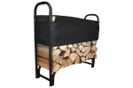 Suport stivuit lemne cu prelata, 39x126x118 cm