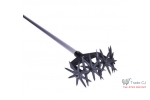 Cultivator manual,latime 23 cm,6 roti stelate,coada aluminiu 120 cm