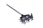 Cultivator manual,latime 23 cm,6 roti stelate,coada aluminiu 120 cm