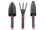 Set unelte de gradinarit GS989, 3 piese, plastic rezistent, 2 lopeti mici si afanator pamant