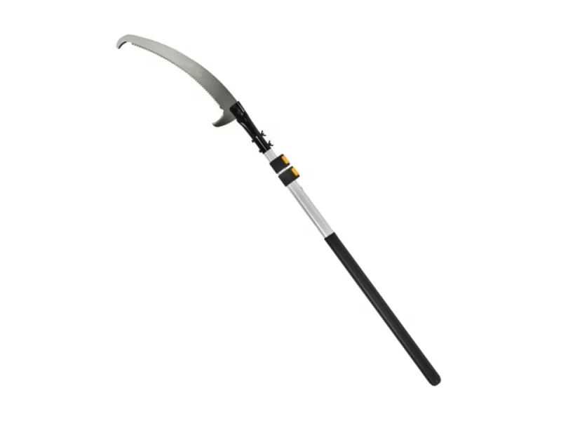 Fierastrau crengi, cu maner telescopic din aluminiu, max 2.7 m, lama otel 47 cm cu protectie din plastic