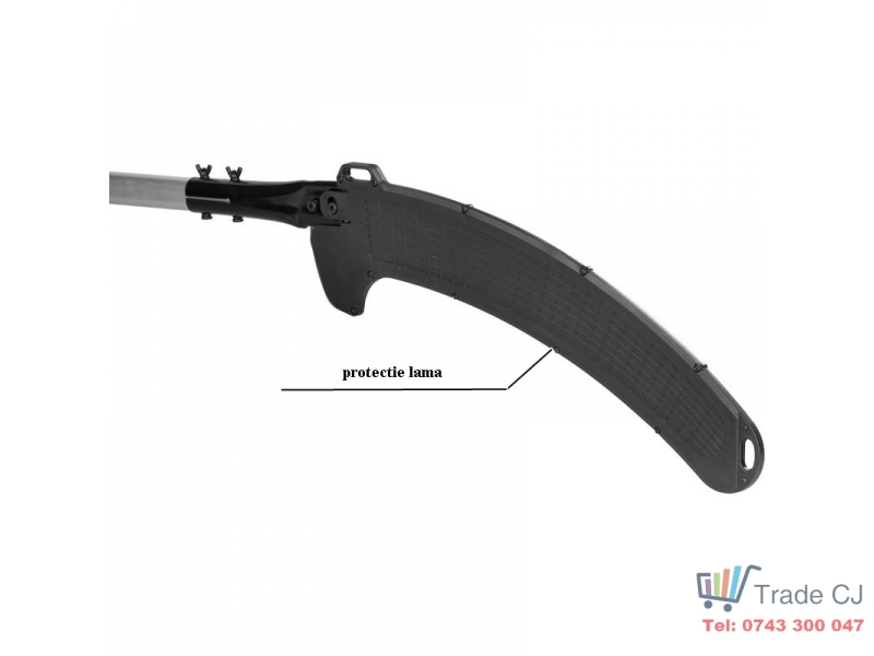 Fierastrau crengi, cu maner telescopic din aluminiu, max 5 m, lama otel 47 cm cu protectie din plastic