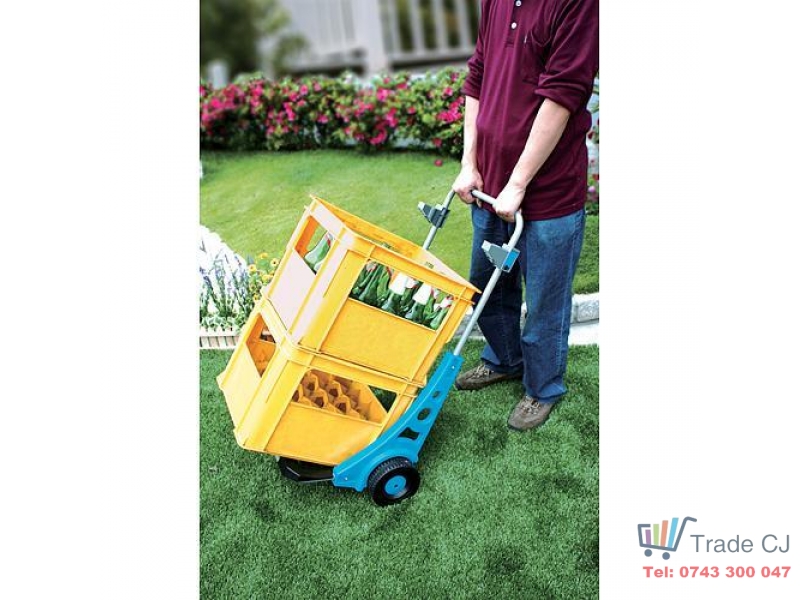 Suport pentru saci de gunoi cu roti pentru gradina, carucior transport max 50 kg 120 l
