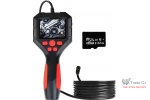 Camera de inspectie endoscopica cu ecran LCD, inregistrare foto video, sonda 8 mm, cablu 2 m, iluminare LED reglabila, card MicroSD 32 GB inclus