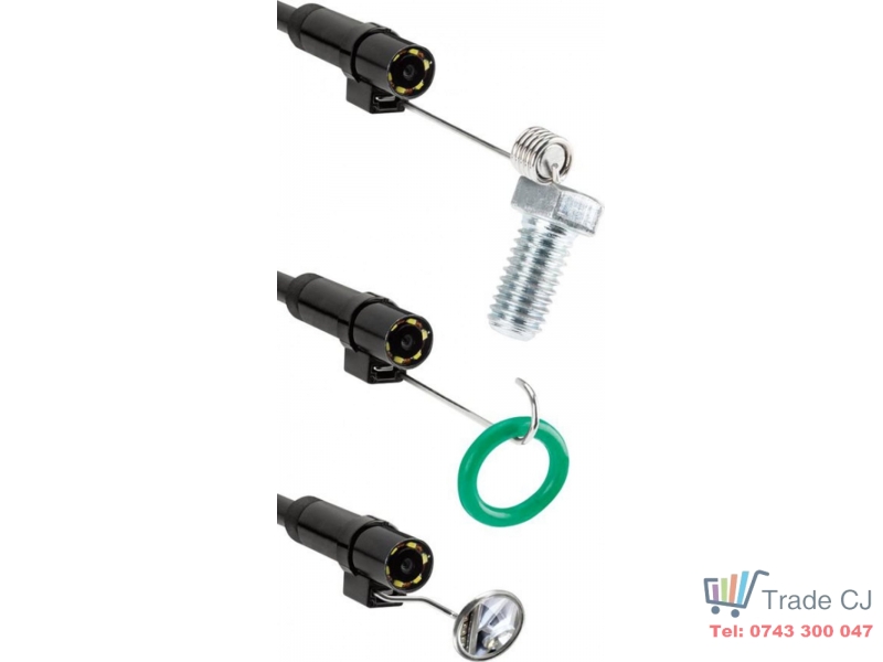 Camera de inspectie endoscopica cu ecran LCD, inregistrare foto video, sonda 8 mm, cablu 2 m, iluminare LED reglabila, card MicroSD 32 GB inclus