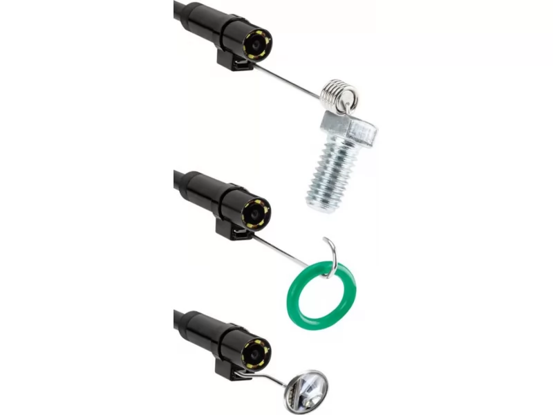 Camera de inspectie endoscopica cu ecran LCD, inregistrare foto video, sonda 8 mm, cablu 2 m, iluminare LED reglabila, card MicroSD 32 GB inclus