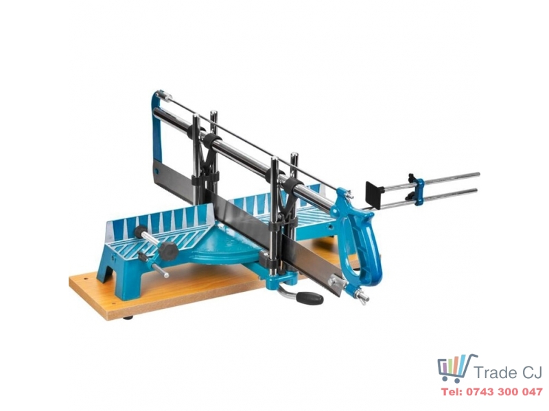 Fierastrau manual pentru taieri la unghi, lama 550 mm, suport lemn, reglaj unghiuri