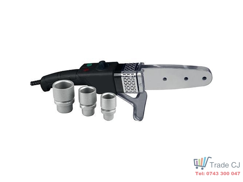 Aparat lipit tevi PPR,800W,0-300ﾰC cu 3 accesorii in cutie metal