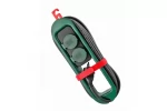 Prelungitor de exterior cu 2 prize, lungime 3.2 m, max 3680 W 16 A, IP44
