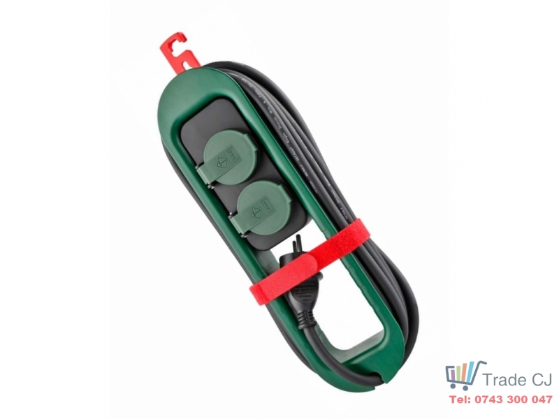 Prelungitor de exterior cu 2 prize, lungime 3.2 m, max 3680 W 16 A, IP44