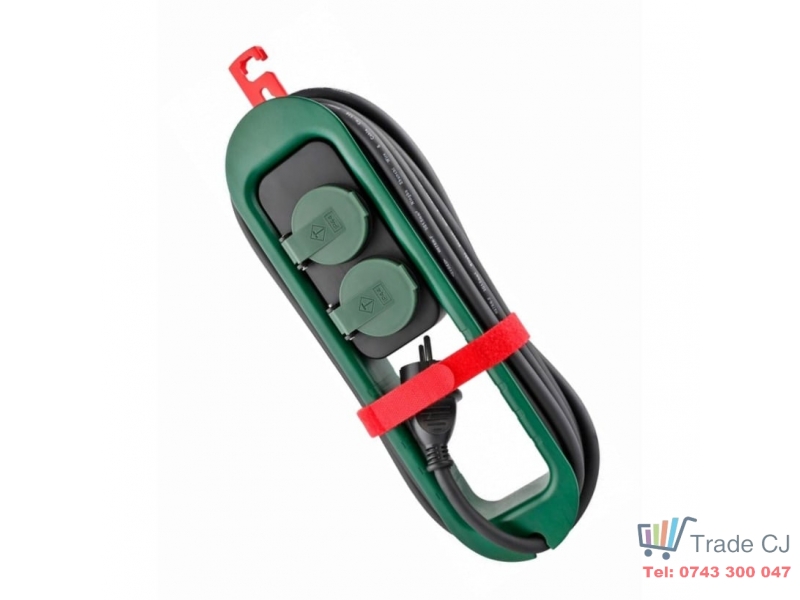 Prelungitor de exterior cu 2 prize, lungime 4.9 m, max 3680 W 16 A, IP44