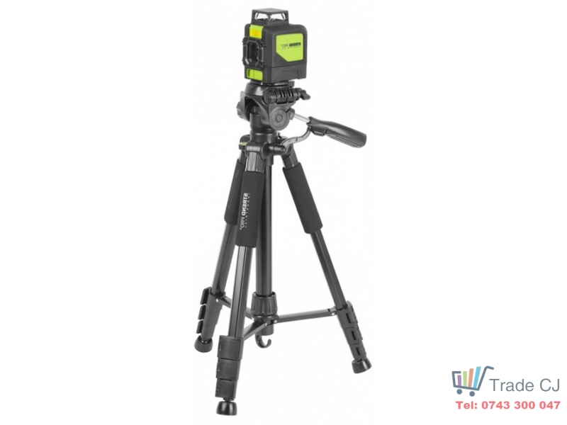 Nivela laser, cu trepied 1.5 m, cap rotativ 360 grade, husa, 4xAA, 35 m