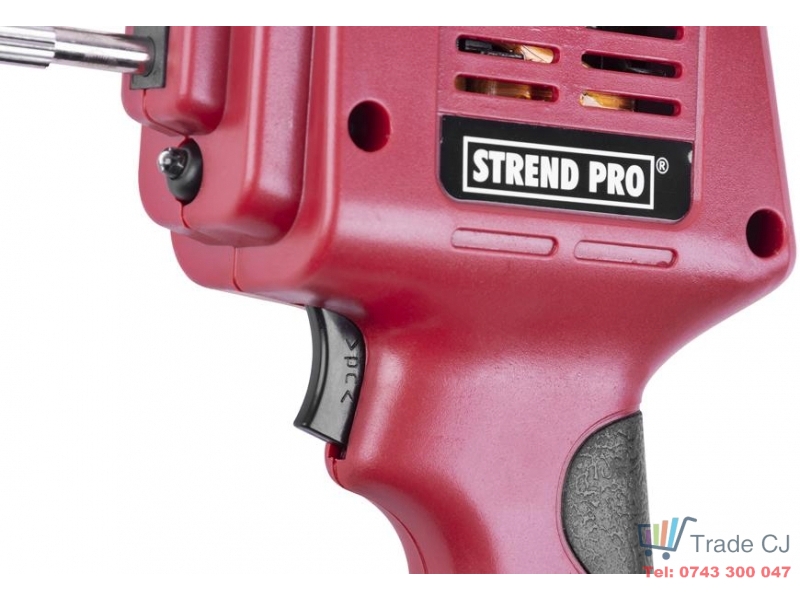 Pistol de lipit Strend Pro, 175 W, iluminare LED, in cutie transport plastic