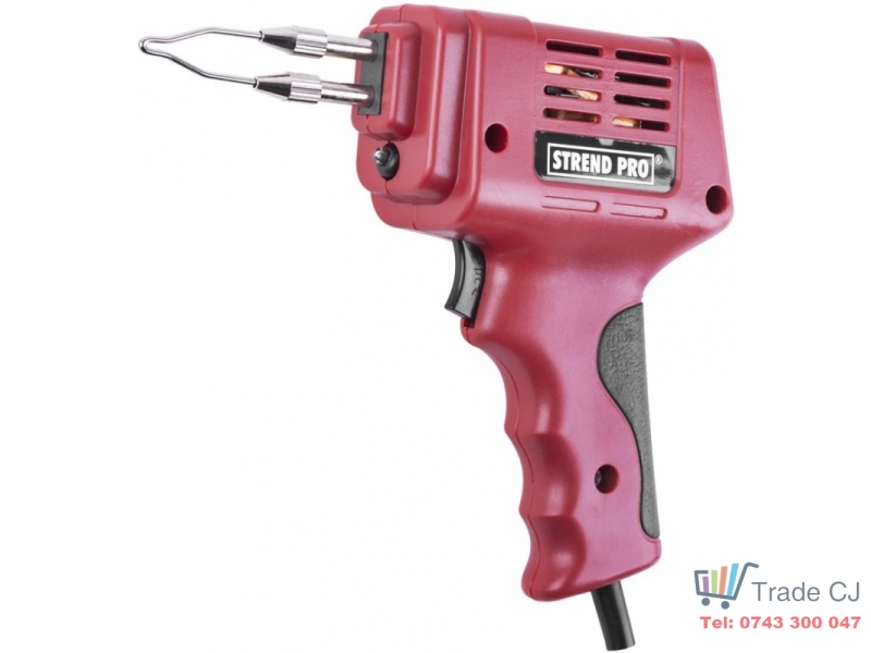 Pistol de lipit Strend Pro, 175 W, iluminare LED, in cutie transport plastic