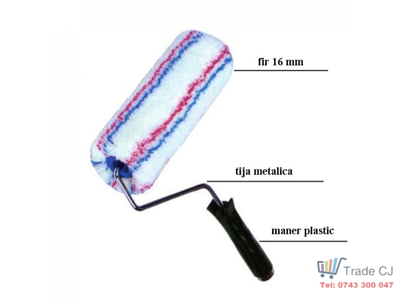 Trafalet pentru zugravit MD3 23 cm, fir 16 mm, diametru tija 8 mm