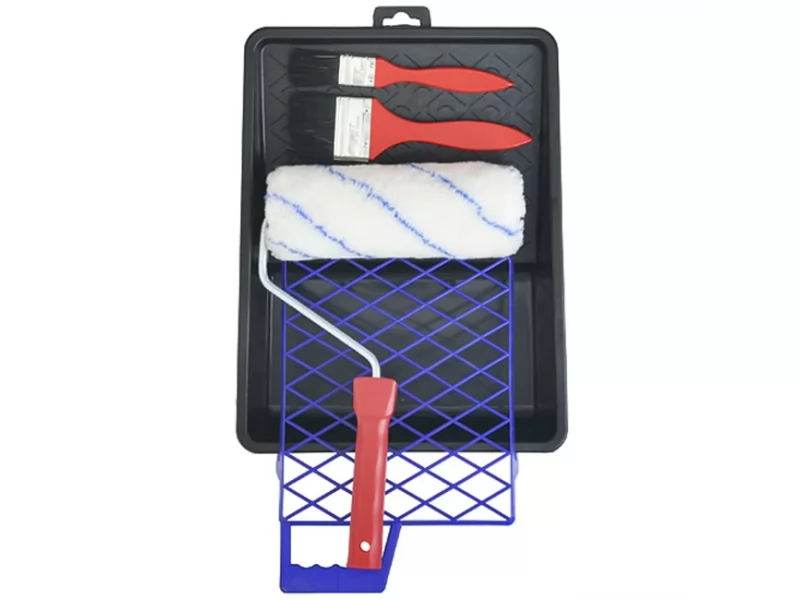 Set pentru zugravit cu tava, gratar, trafalet 18cm si 2 pensule