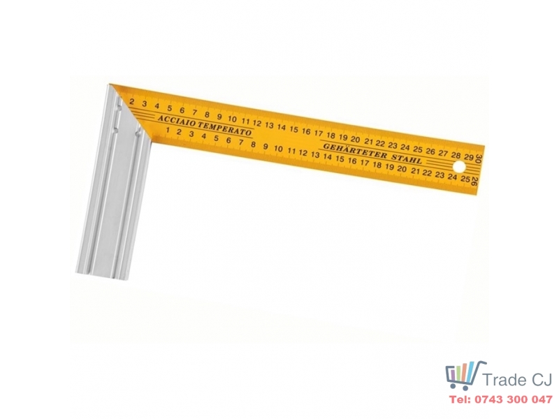 Echer (vinclu) tamplar dulgher, 300 mm, din aluminiu
