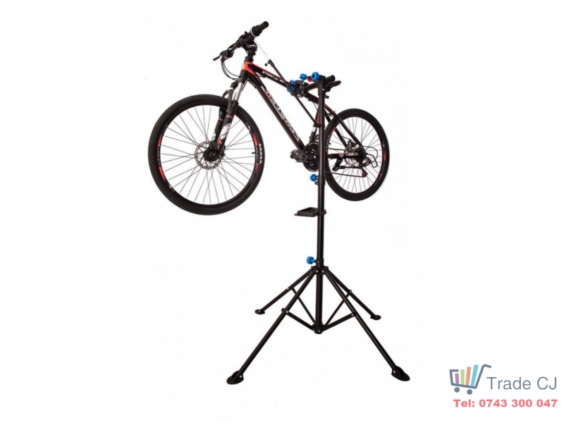 Stand reparatii bicicleta din metal, capacitate 30 Kg, inaltime de lucru reglabila 109-190 cm, 360 grade, cu suport magnetic
