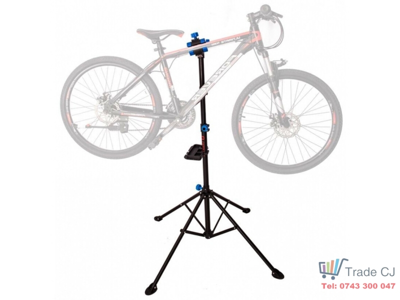 Stand reparatii bicicleta din metal, capacitate 30 Kg, inaltime de lucru reglabila 109-190 cm, 360 grade, cu suport magnetic