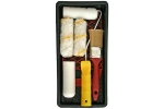 Set pentru vopsit si zugravit cu tava, gratar, trafalet cu 4 rezerve 100mm si pensula