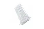 Set 50 bucati coliere plastic albe, 3.6x250mm