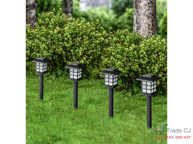Lampa solara Alysson cu LED pentru gradina, 38 cm, plastic