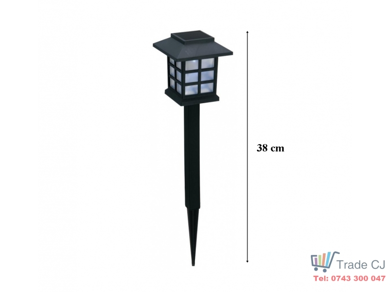 Lampa solara Alysson cu LED pentru gradina, 38 cm, plastic