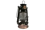 Felinar vintage terasa cu 12 LED, 15x11,5x23.5 cm, baterii incluse
