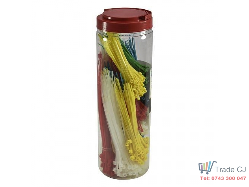 Set coliere plastic multicolore,1000 buc - diferite dimensiuni
