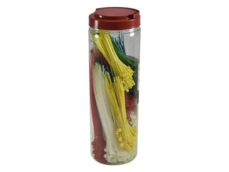 Set coliere plastic multicolore,1000 buc - diferite dimensiuni