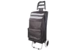 Carucior cumparaturi Dem , PE PVC, max 30 kg, dimensiune 35 x 30 x 96 cm, benzi reflectorizante