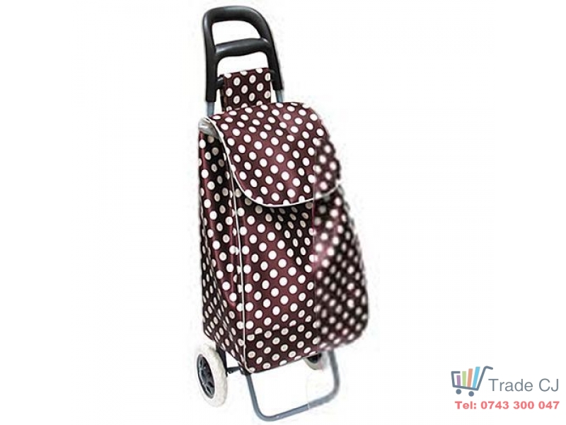 Carucior cumparaturi Lukas , PE PVC, max 30 kg, dimensiune 35 x 30 x 96 cm